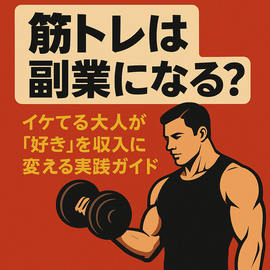 【保存版】筋トレは副業になる？──イケてる大人が“好き”を収入に変える実践ガイド