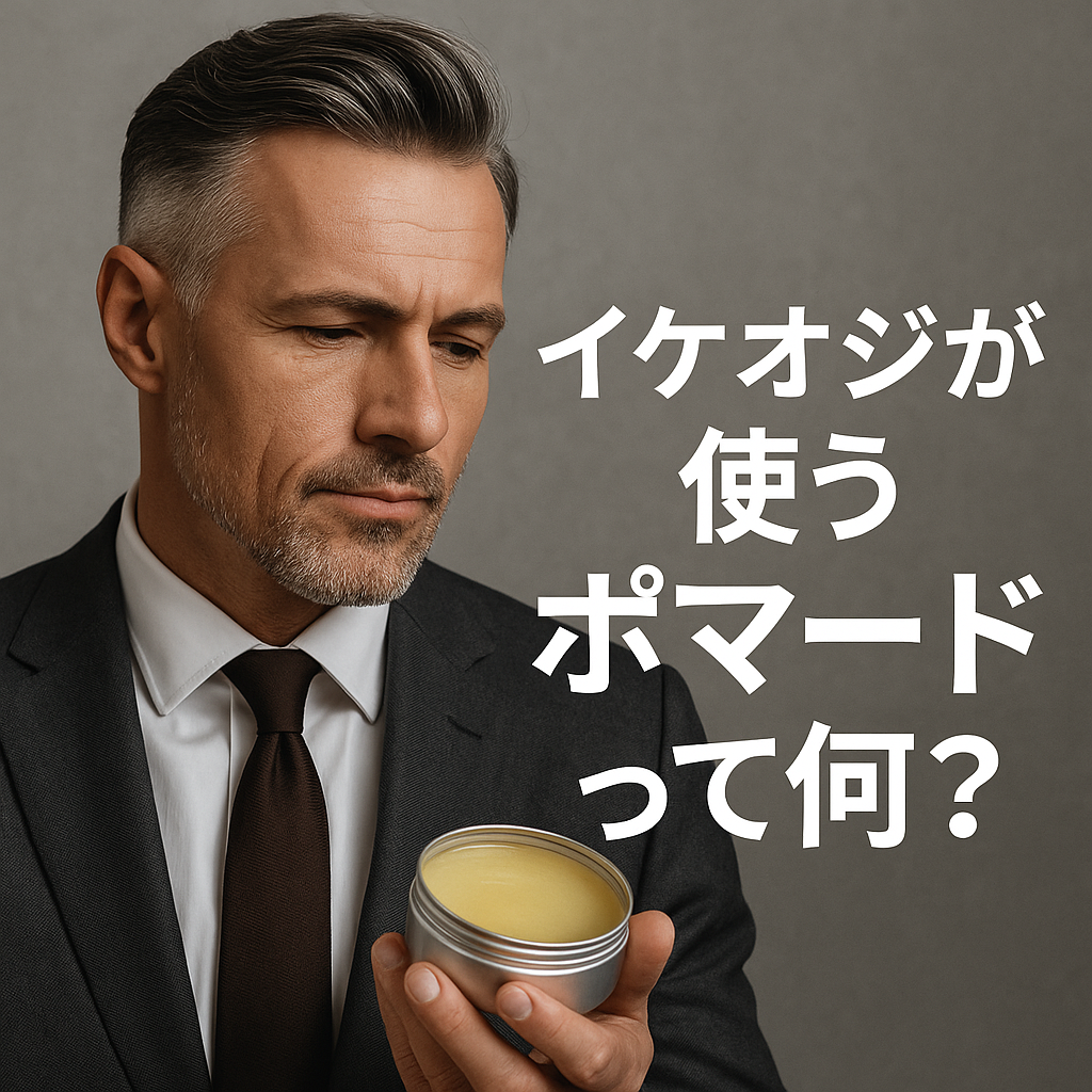 【保存版】イケオジの必需品“ポマード”とは？特徴・ワックスとの違い・おすすめのポマードまで全部教えます！